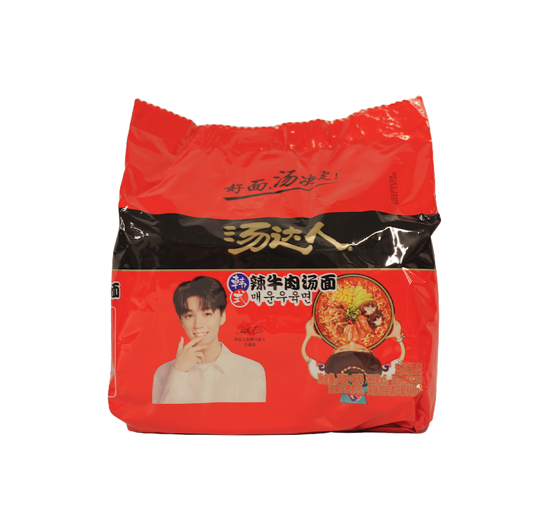 韩式辣牛肉汤面  汤达人 120gx5pcs/包 汤大师 中国