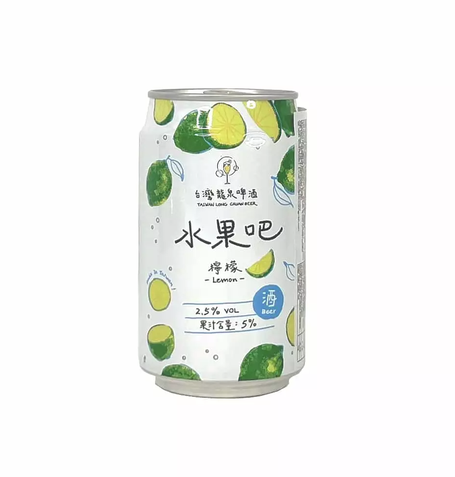 柠檬味啤酒饮料 2.5% 330ml 龙泉 台湾