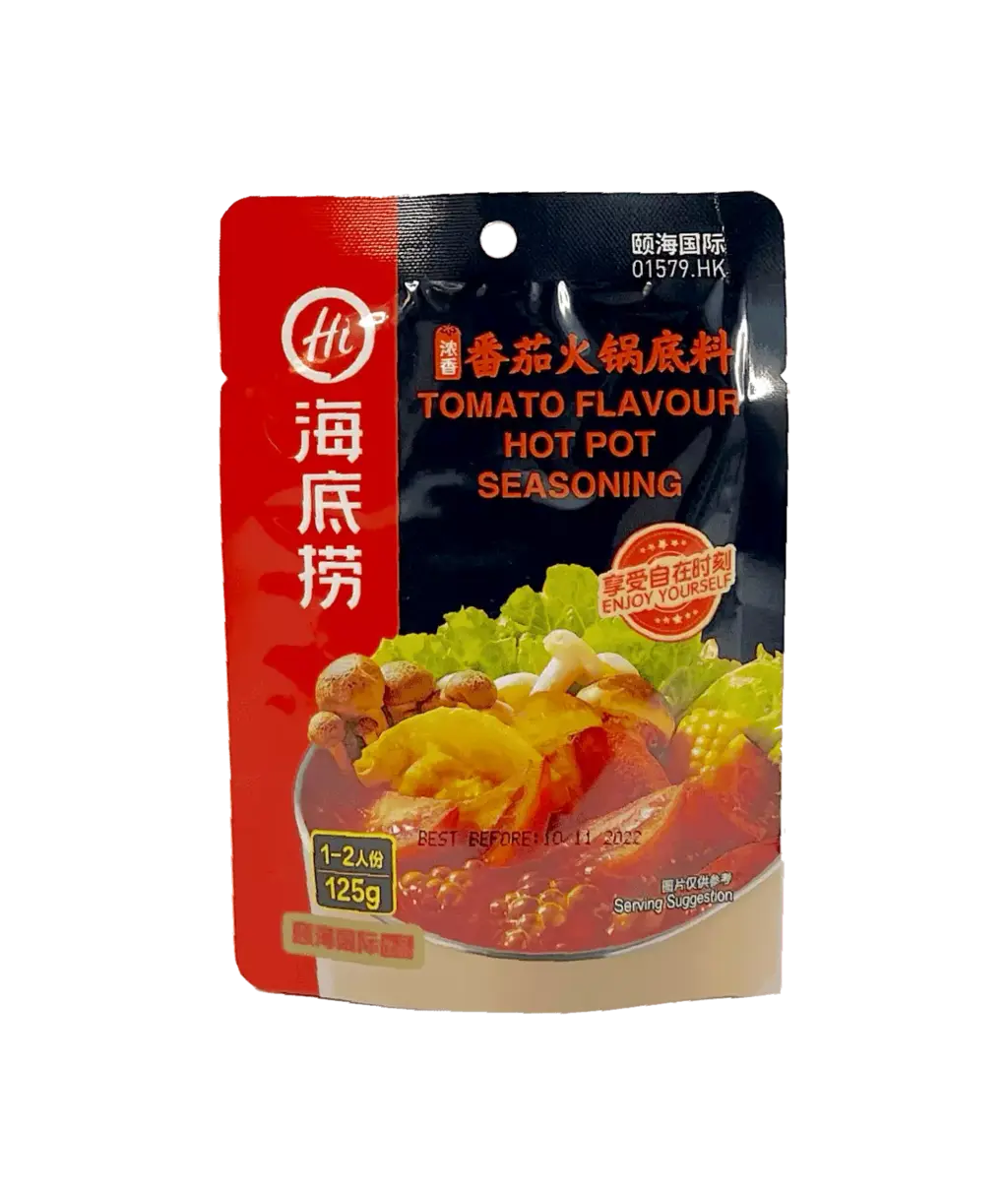 Hotpot Krydda Tomatsmak 125g Haidilao Kina