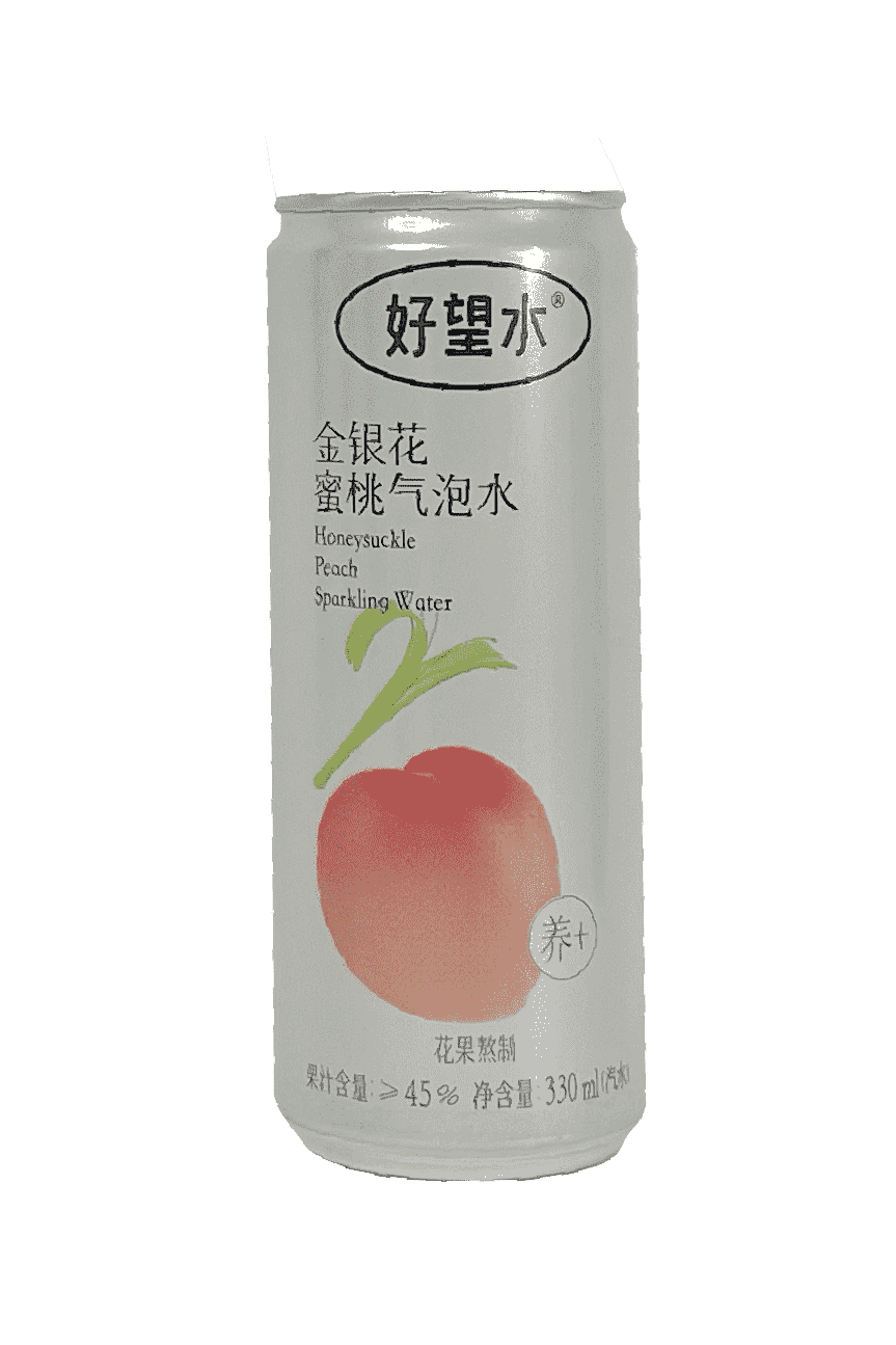 Honeysuckle Peach Sparkling Water 330ml Hope China