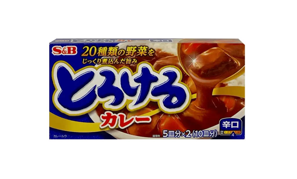 Torokeru 咖喱 辛口 180g S&B 日本