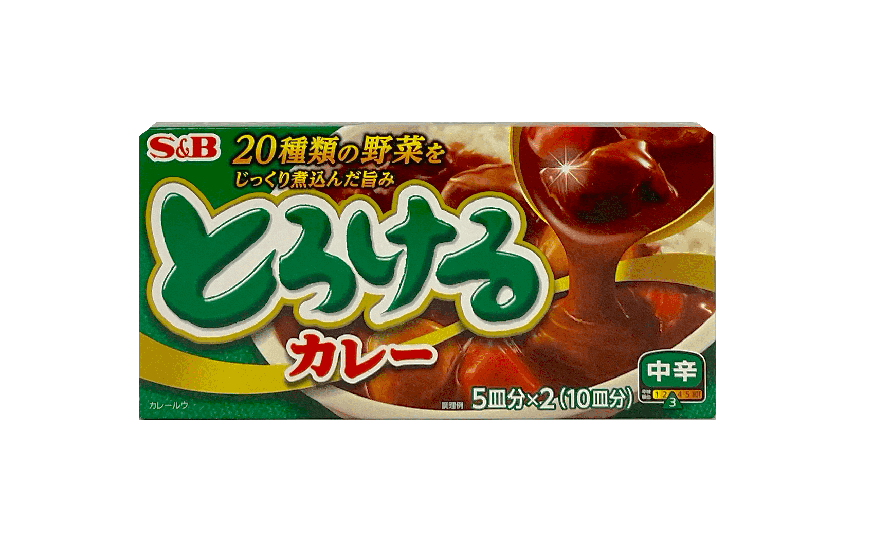 Torokeru Curry Medium Hot 180g S&B Japan