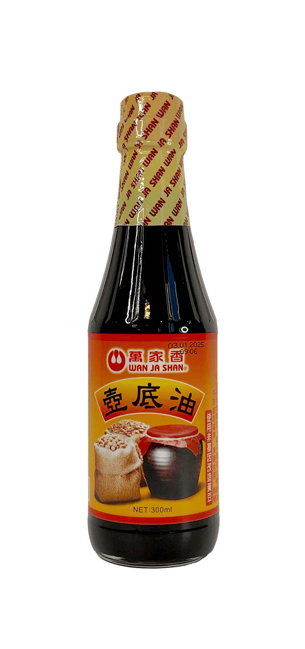 Soy Sauce Premium Aged 300ml Wan Ja Shan Taiwan