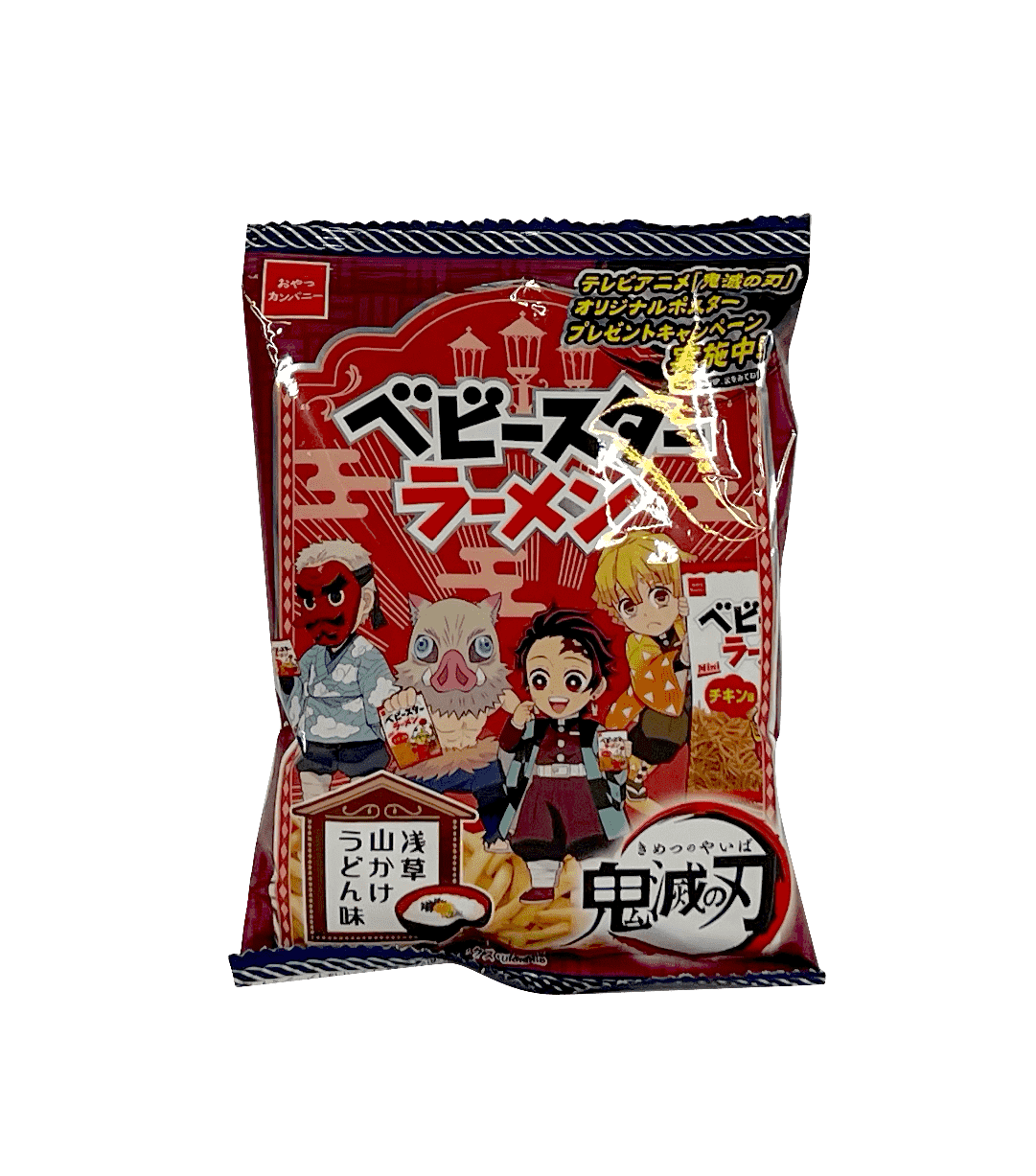 Kimetsu no Yaiba Udon Ramen Snack 48g Oyatsu Japan