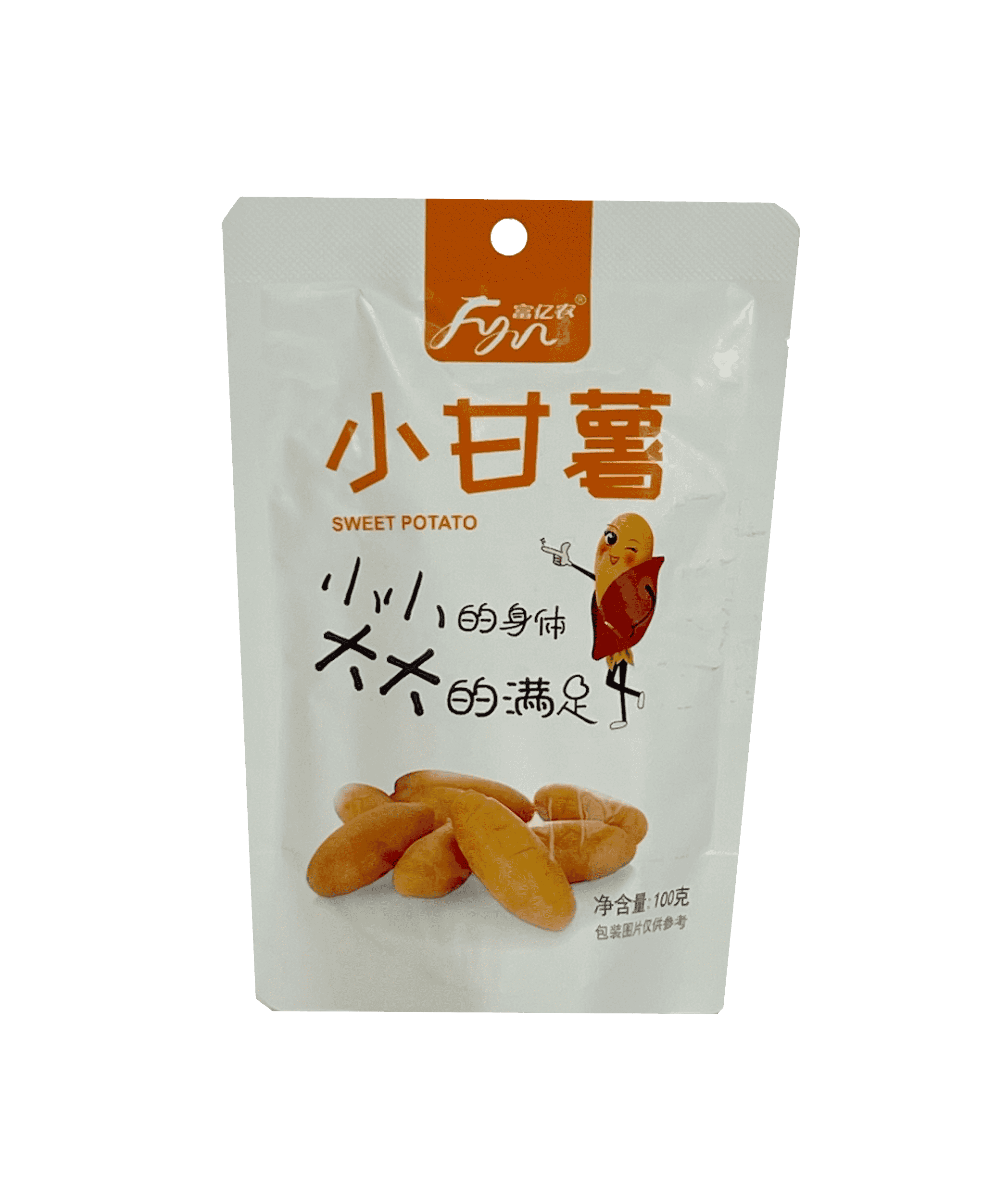 Snacks Mini Sötpotatis 100g Fu Yi Nong Kina
