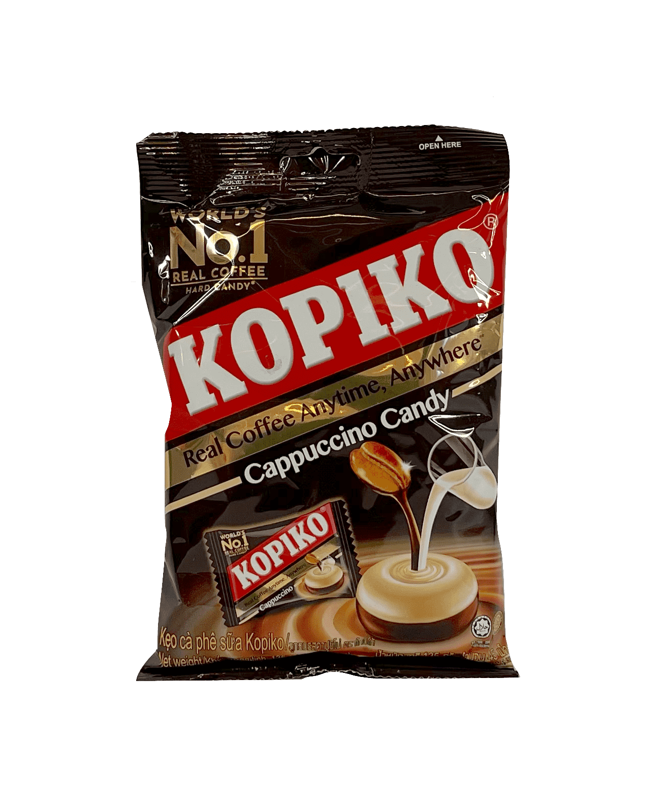 保质期:2023.02.19 咖啡糖 卡布奇諾  135g Kopiko