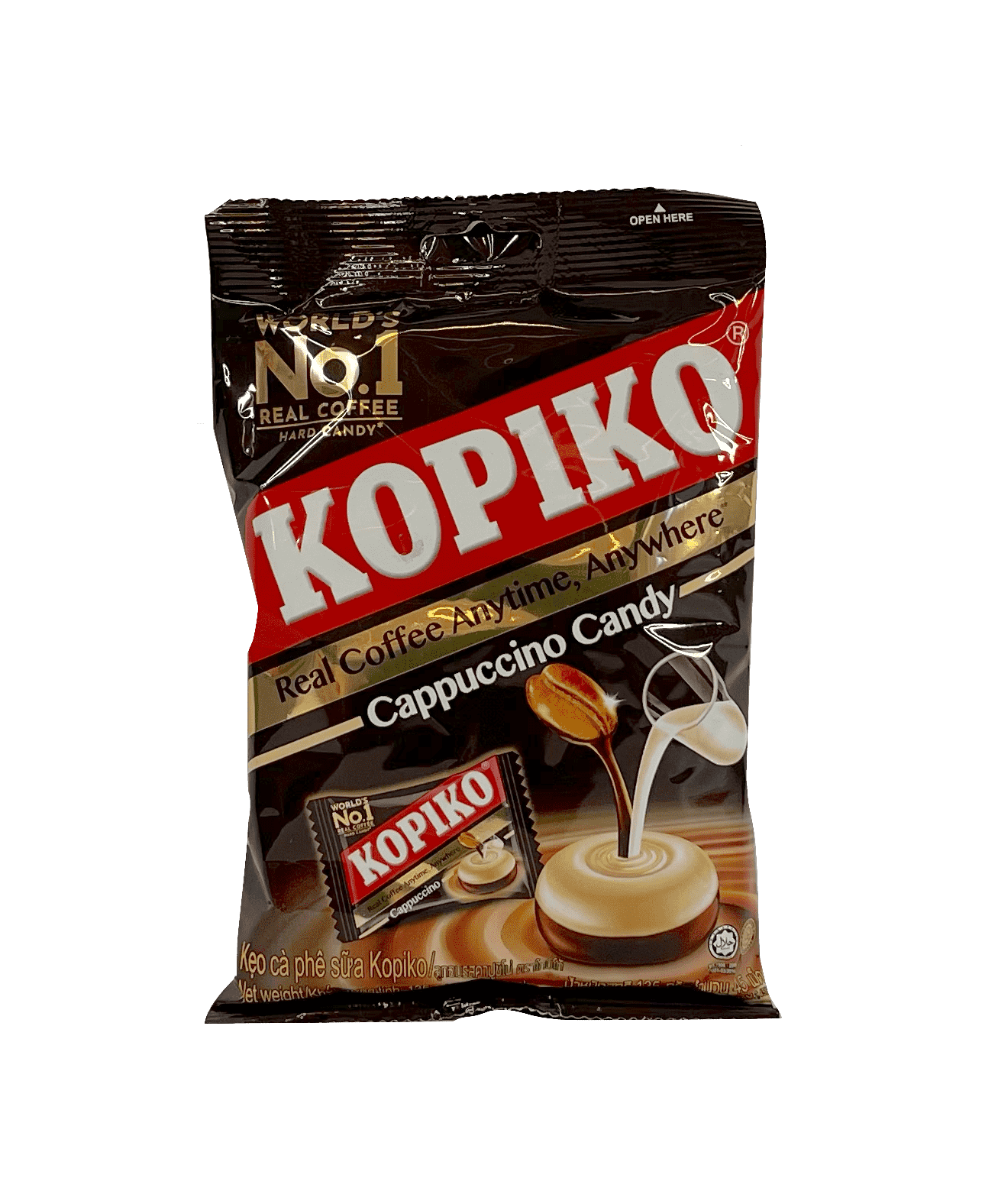 Godis Kaffe Cappuccino 140g Kopiko Indonesien