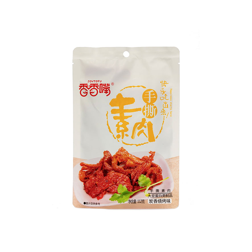 手撕素肉 炭香烧烤味112g 香香嘴 中国