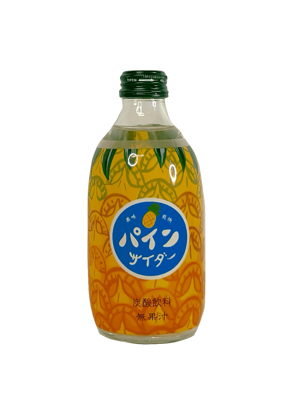菠萝味 苏打汽水 300ml Tomomasu 日本
