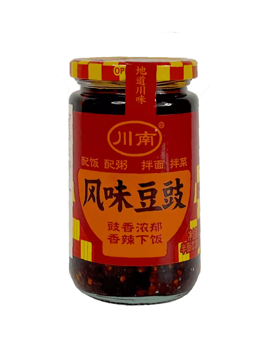 Chili in Oil With Bean Curd and Fermented Black Beans 280g Chuannan China