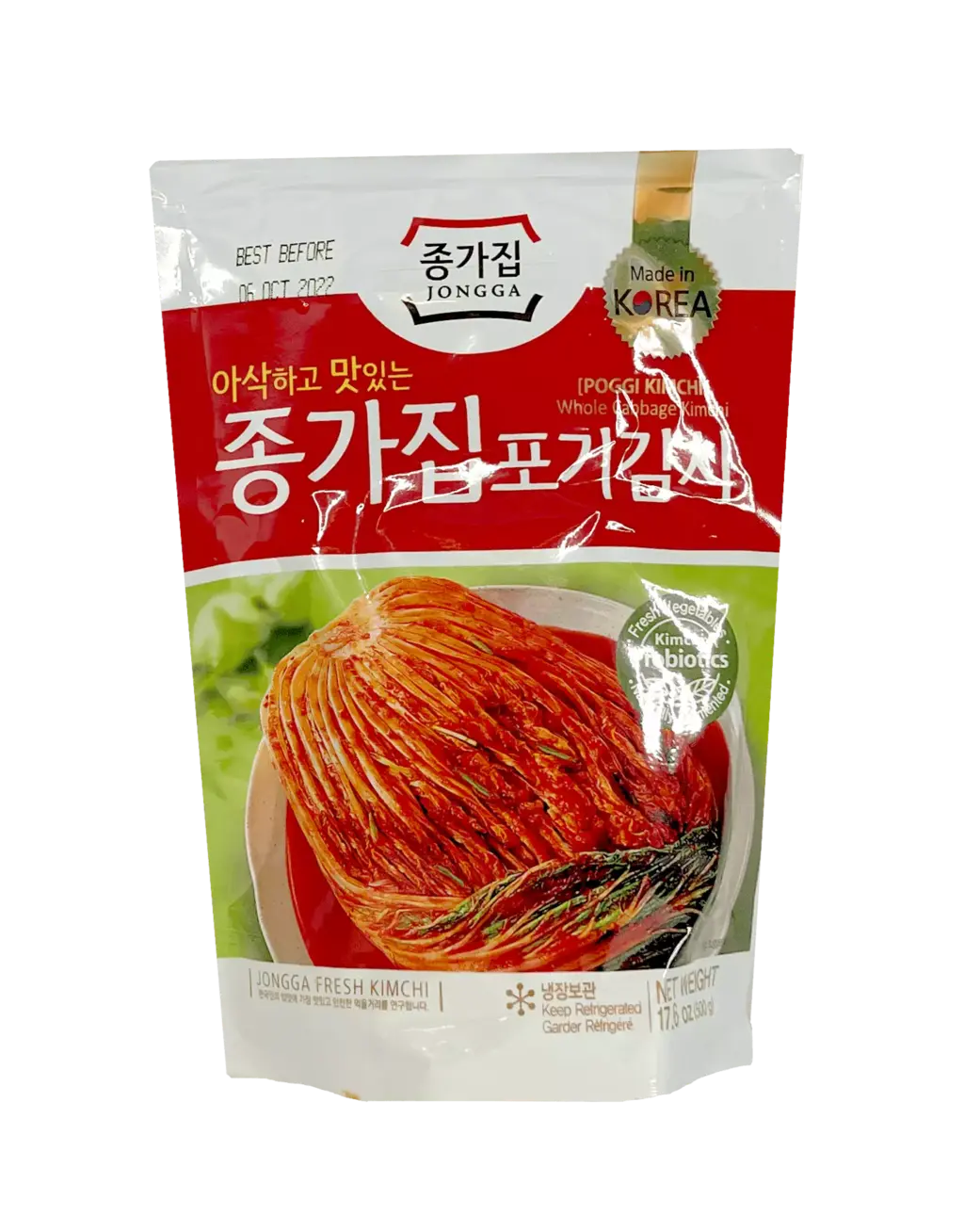 Pogi Kimchi 500g Jongga Korea