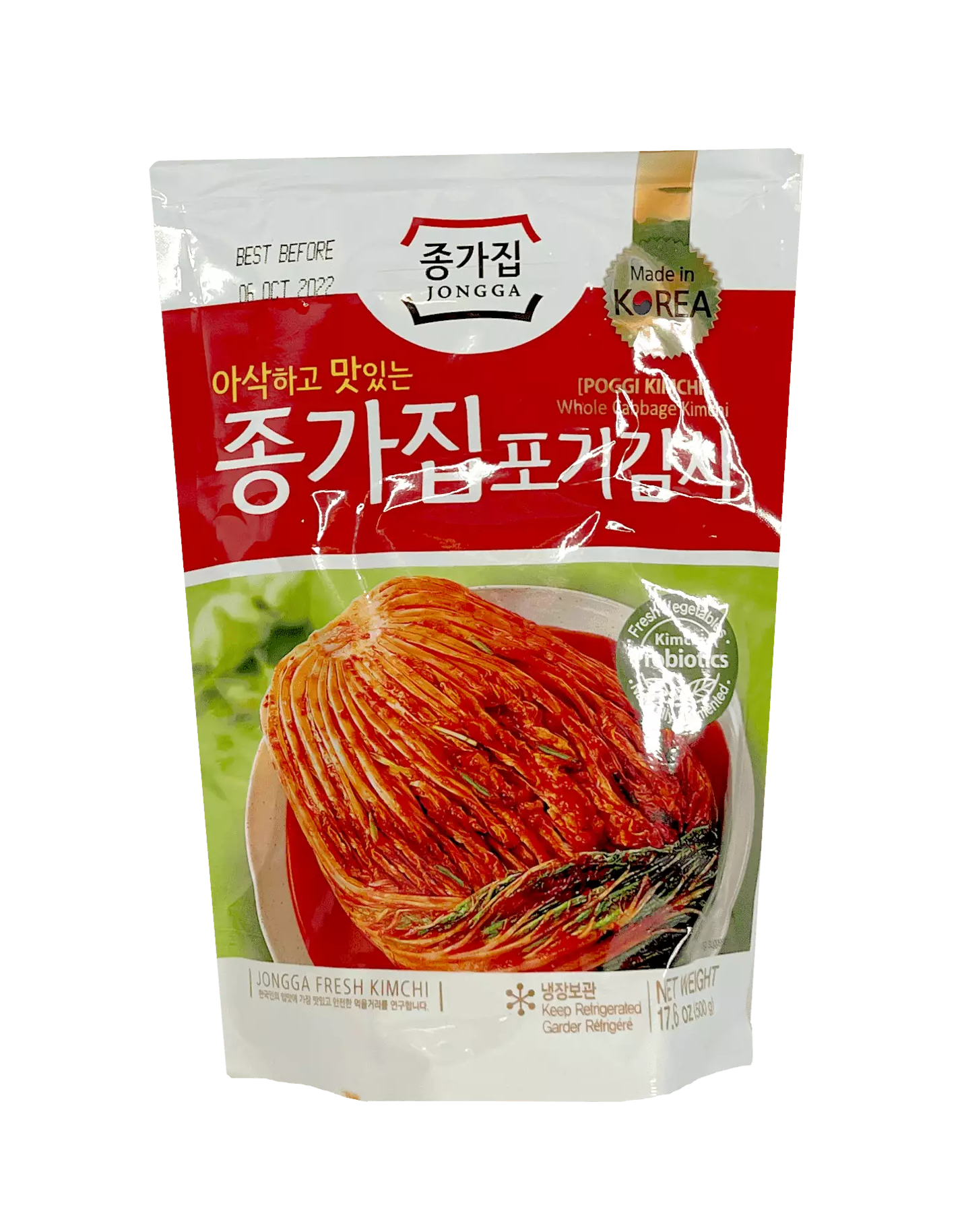 Pogi 泡菜 500g Chongga 韩国