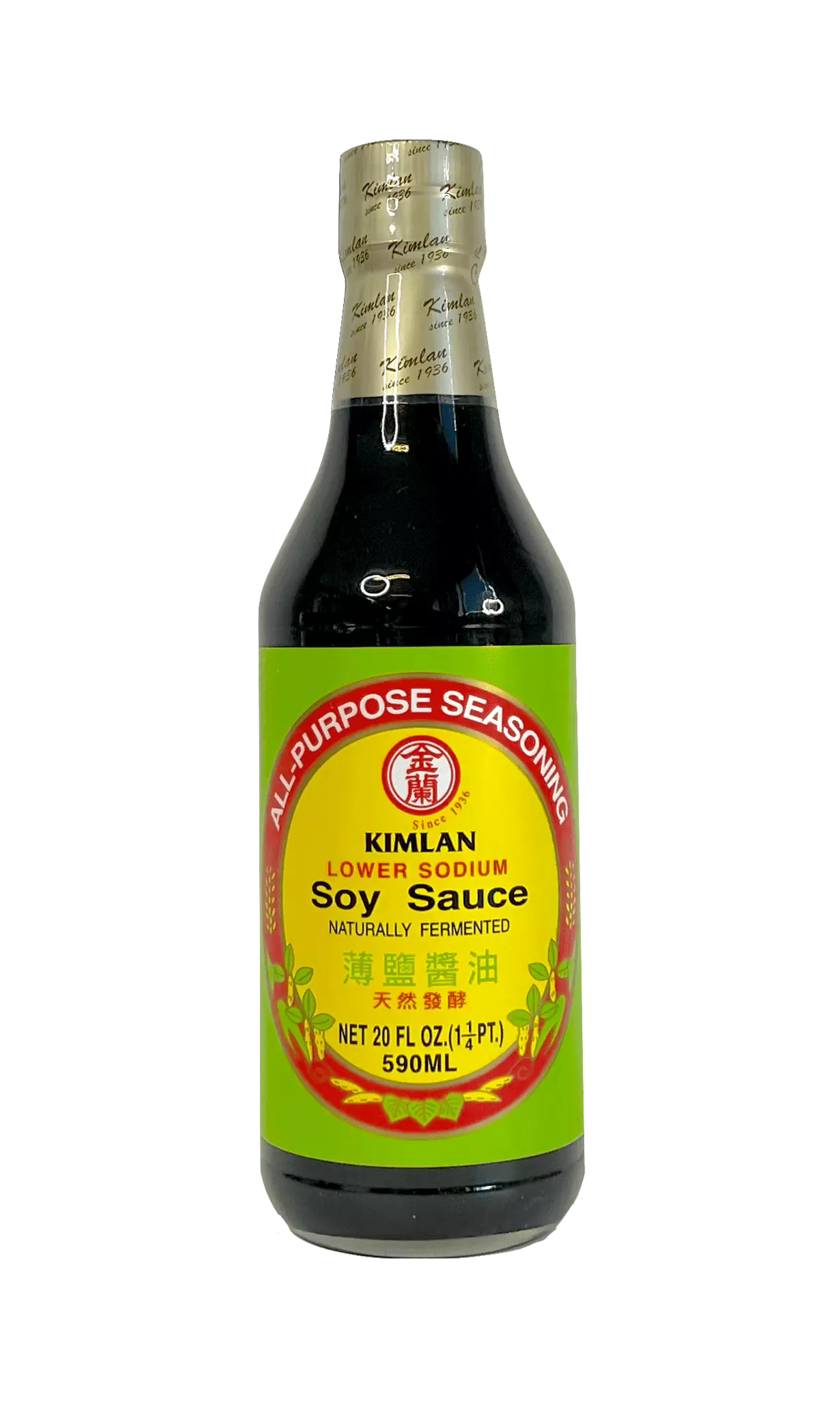 Soy Sauce Light Salt 590ml Kimlan Taiwan
