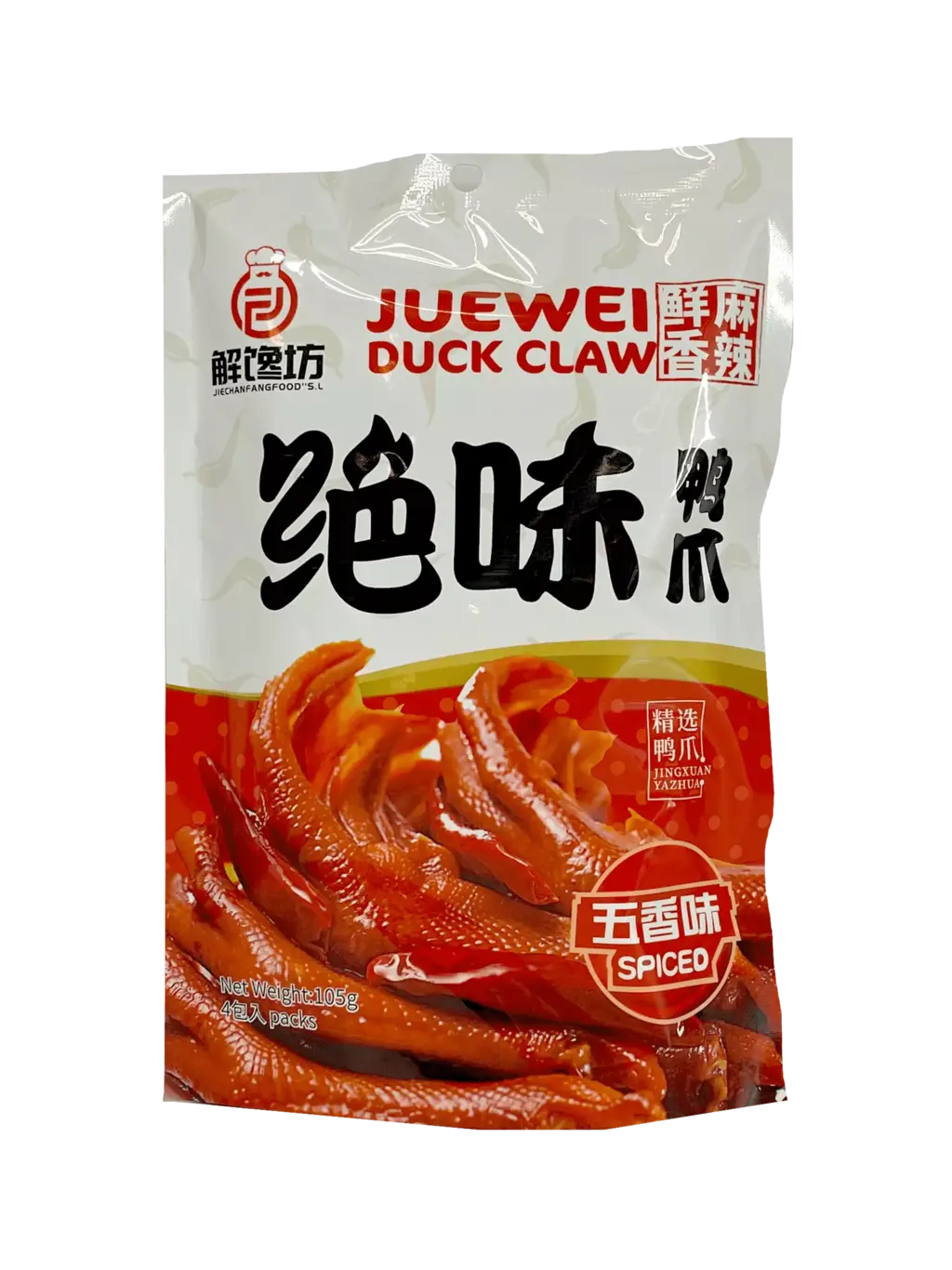 Marinerad Ankfötter 105g Jue Wei-Jie Chan Fang Food Spain