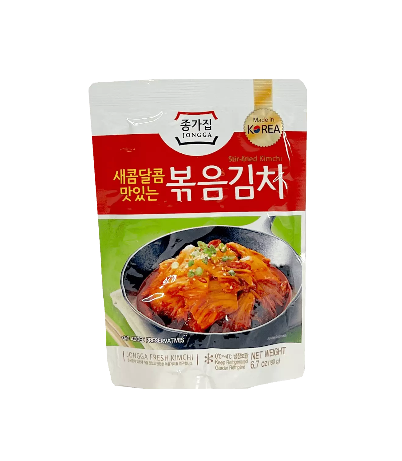 Roasted Kimchi 190g Chongga Korea