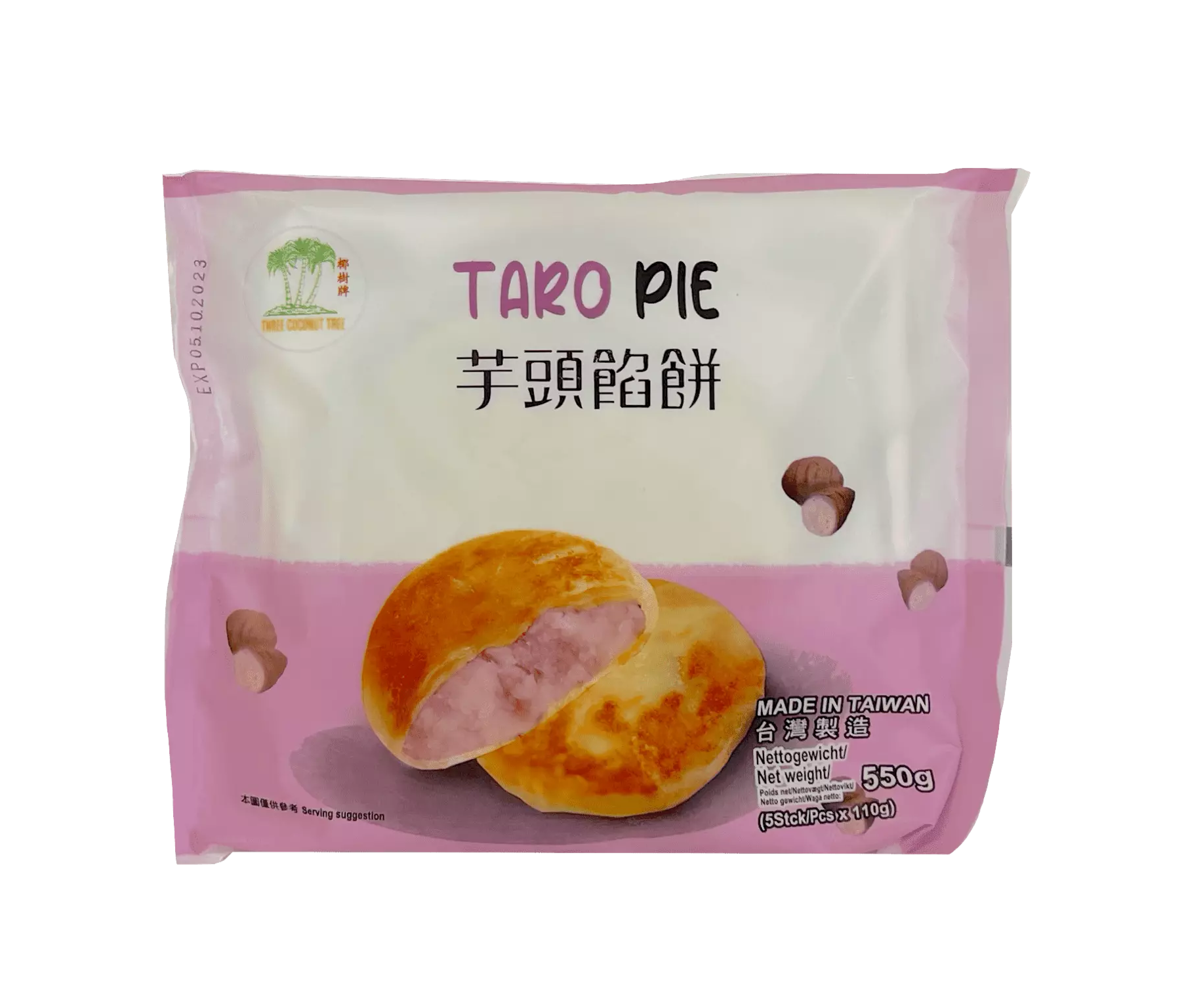 Kakor Med Taropasta Fyllning Fryst 550g TCT Taiwan