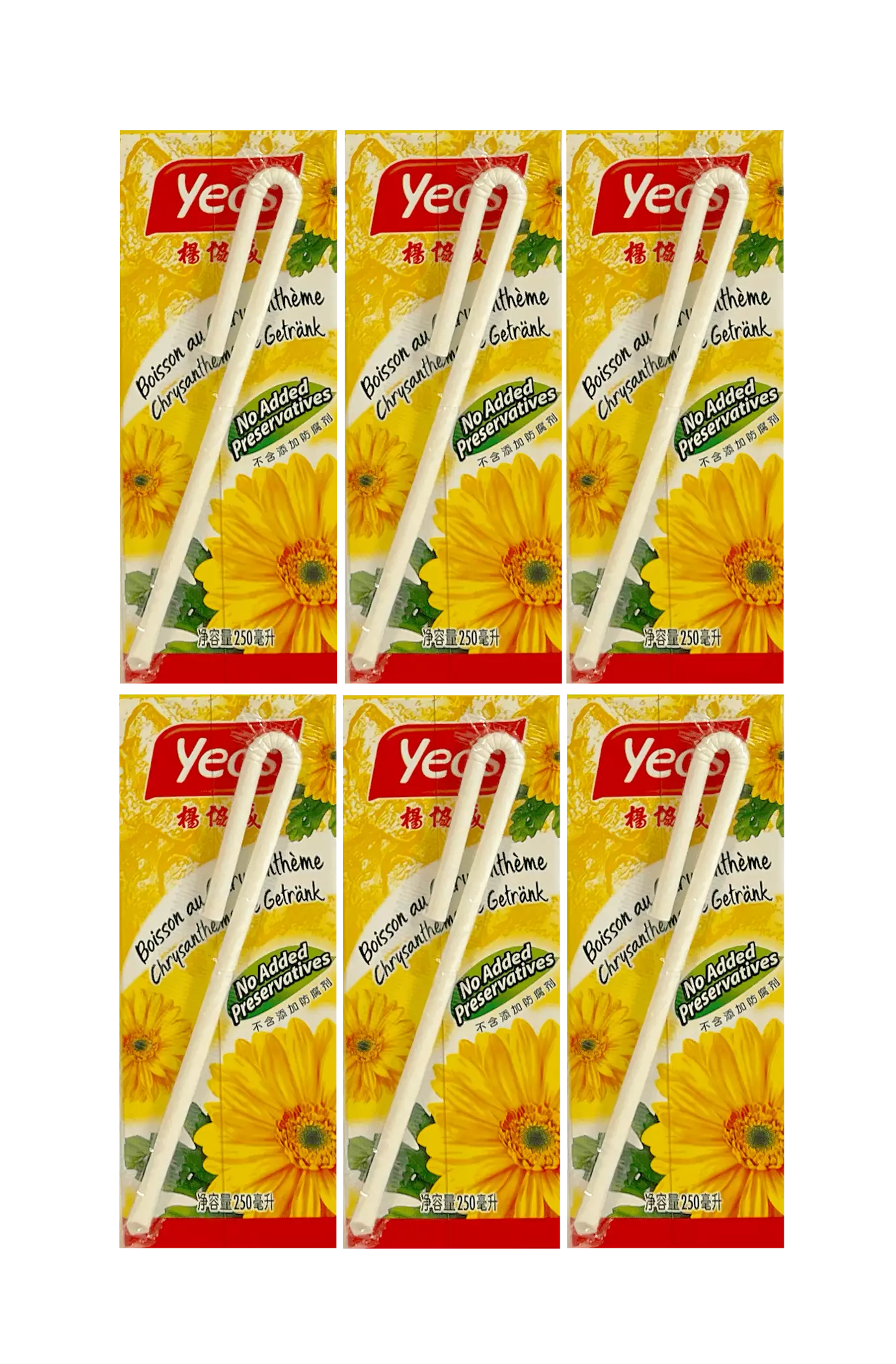 Chrysanthemum Tea 6x250ml/Paket Yeos Singapore