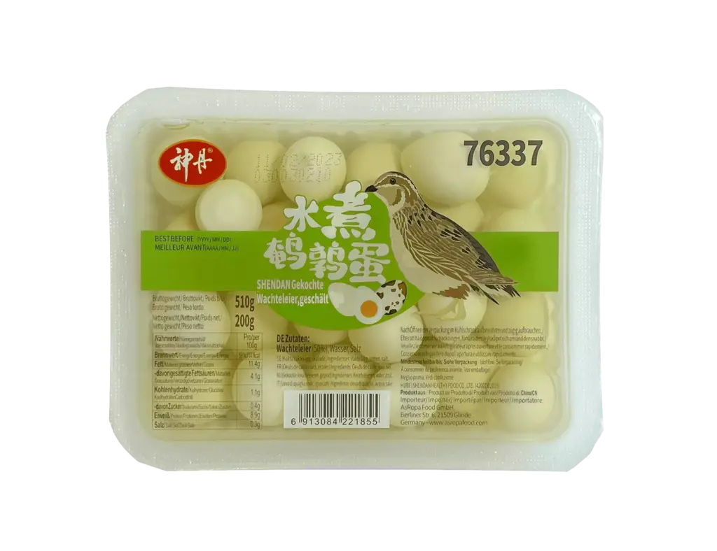 水煮鹌鹑蛋 510g 神丹 中国