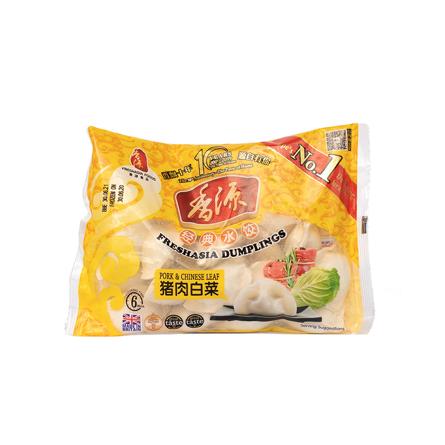 猪肉白菜饺子 400g 香源英国