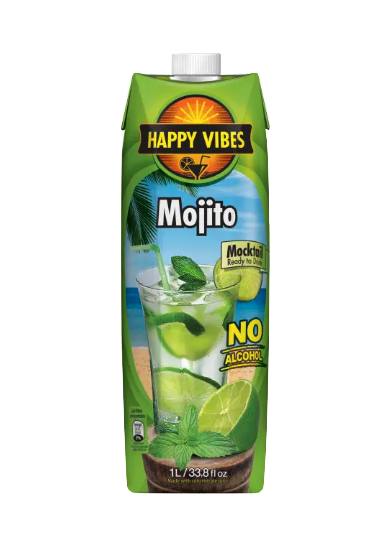 Mojito Mocktail 不含酒精饮料 1升 Happy Vibes