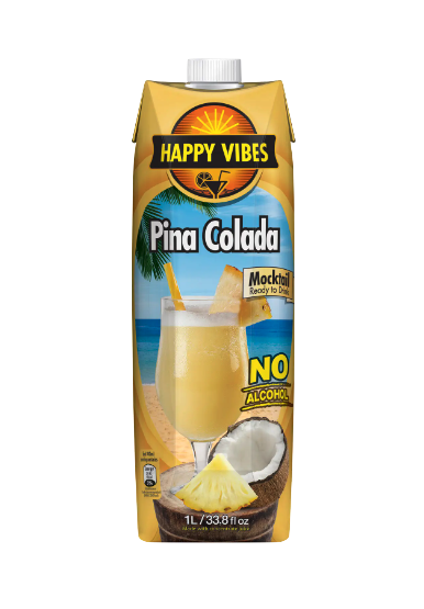 Pina Coladea Mocktail 不含酒精饮料 1升 Happy Vibes