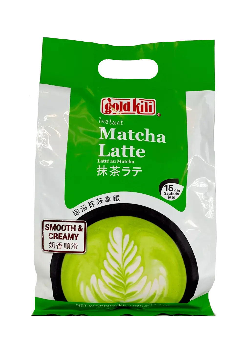 Instant Matcha Latte 375g Gold Kili Singapore