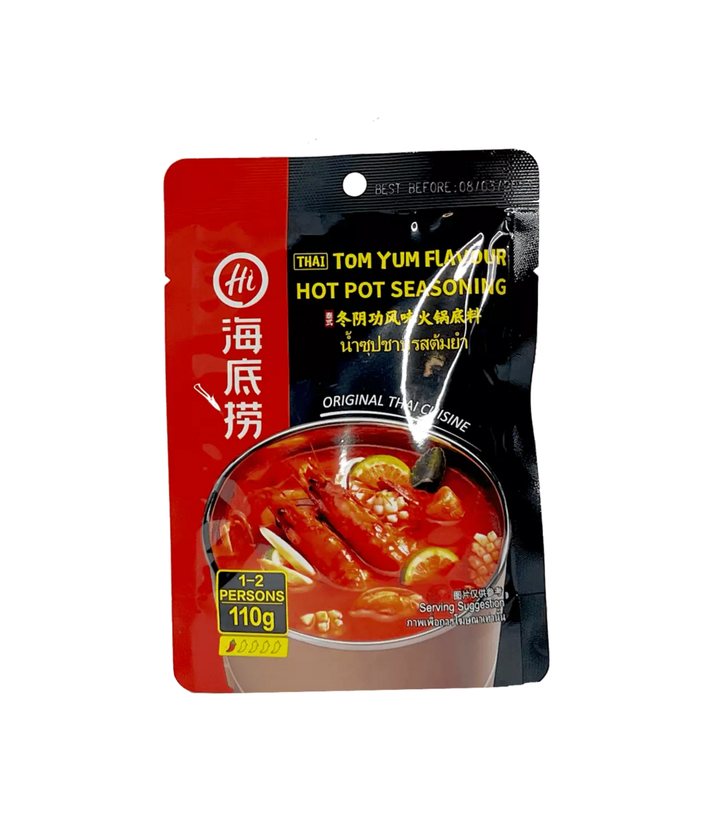 Thai Tom Yum Smak Hot Pot Krydda 110g Haidilao Kina