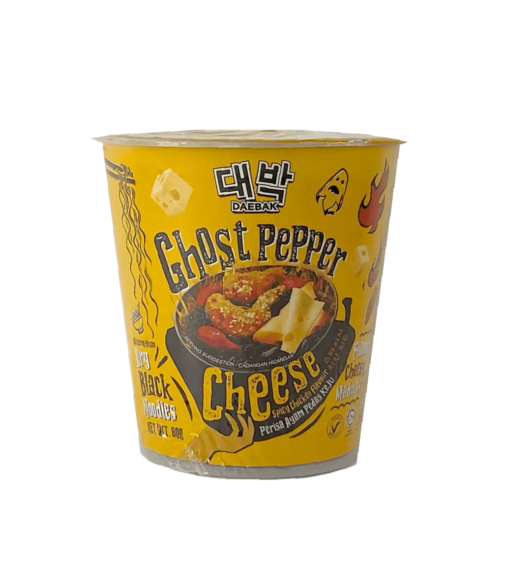 Snabbnudlar Bowl Med Kyckling Ost Smak 80g Ghost Pepper Malaysia