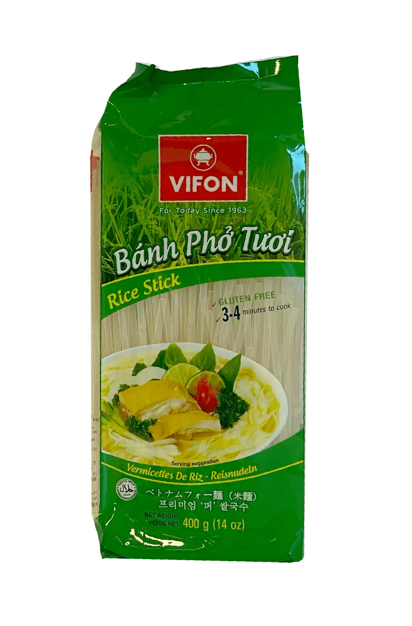 Risnudlar Pho Tuoi Glutenfri 400g Vifon Vietnam