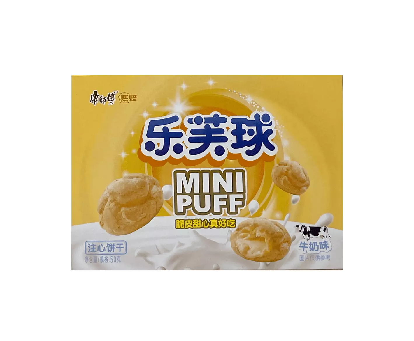 Mini Puff Med Kräm Smak 50g Kang Si Fu Kina