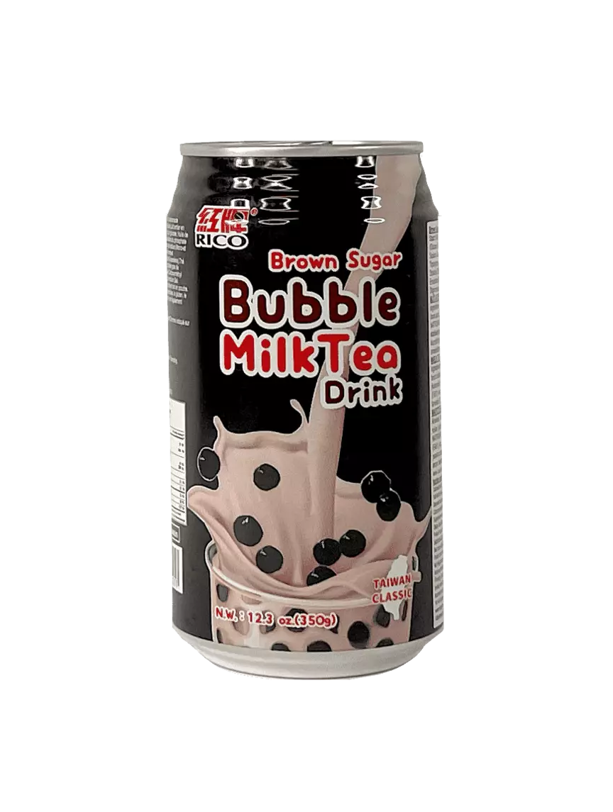 Bubble Mjölkte Brunt Socker Smak 350g Rico Taiwan