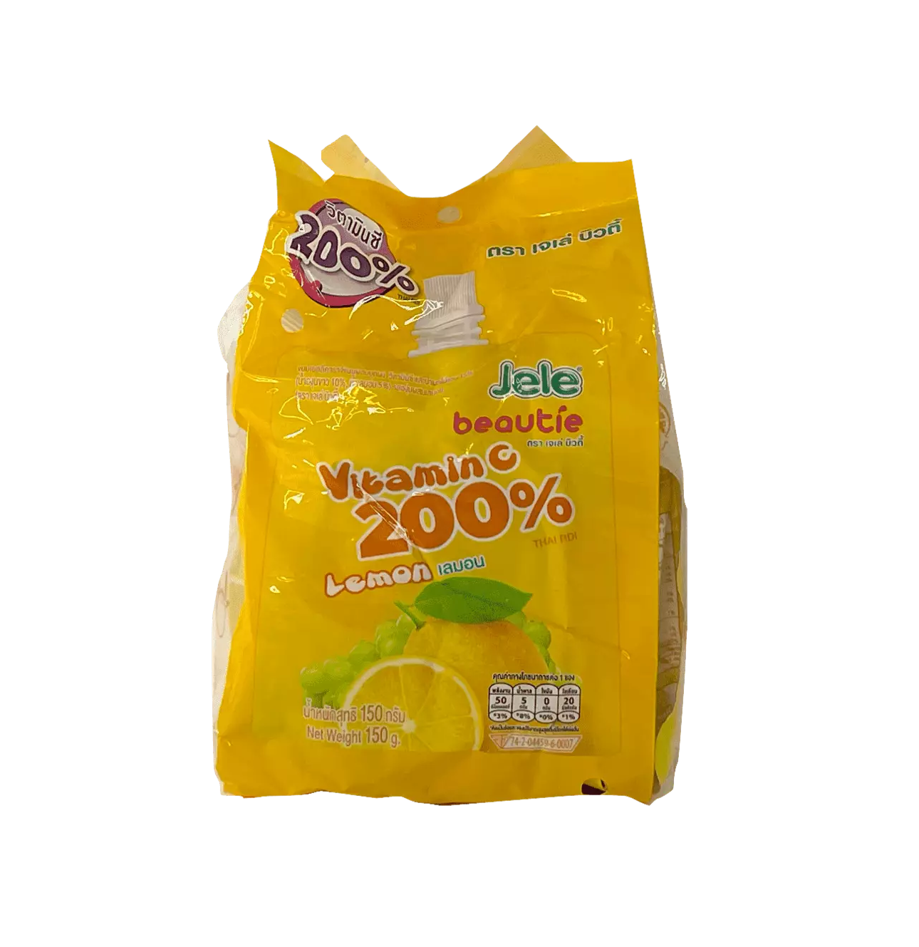 Jele Lemon Flavour 150gx3st/Package Beautie Thailand