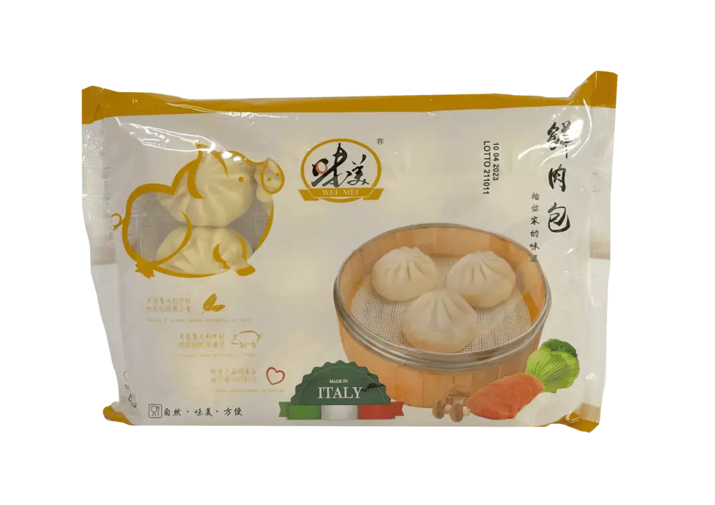 Steamed Bun With Meat/Vegetables Small Frozen 400g Xiang Rou Bar Wei Mei