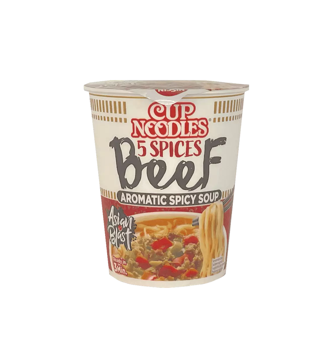 Cup Noodles With Five Spices Beef Flavour 64g Nissin Hong Kong