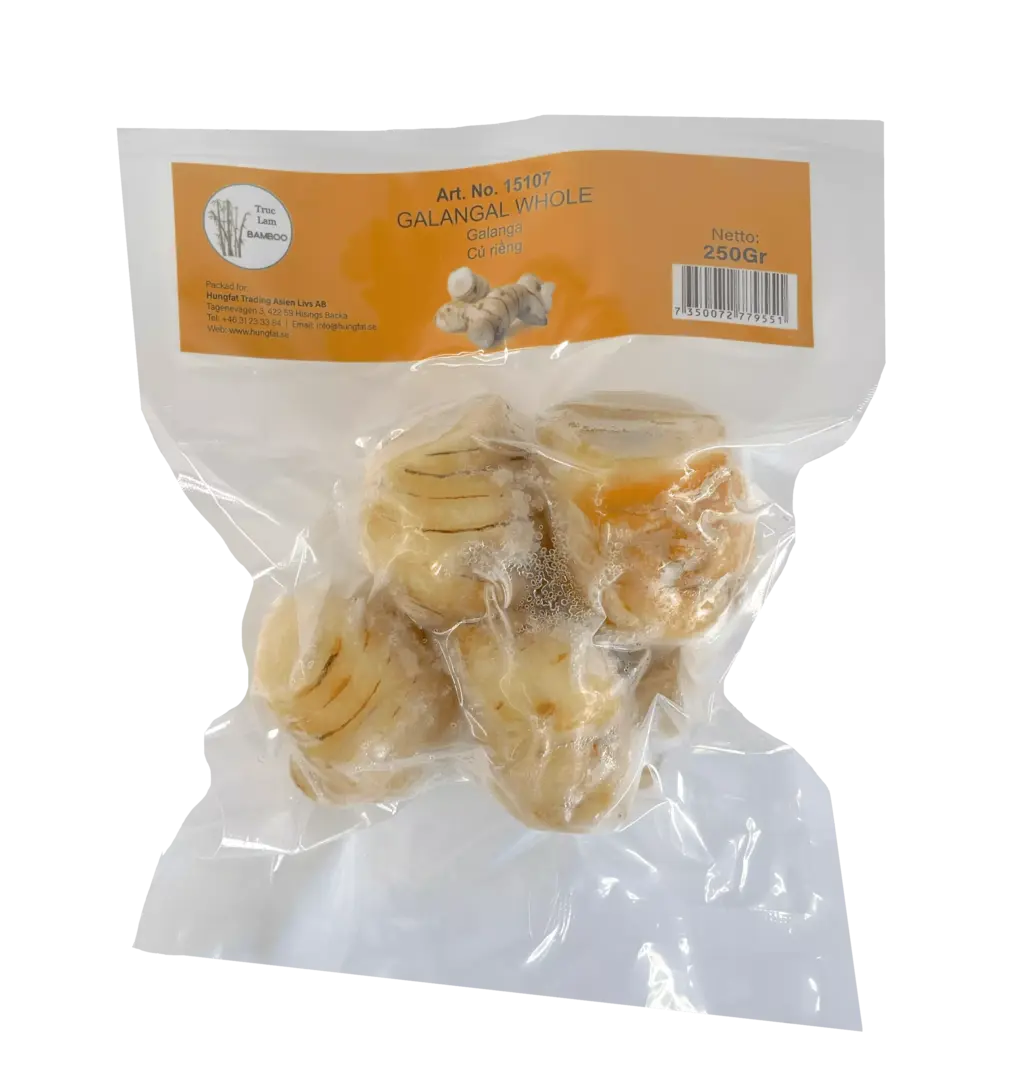 Thai Galanga Fryst 250g Truc Lam Bamboo Vietnam