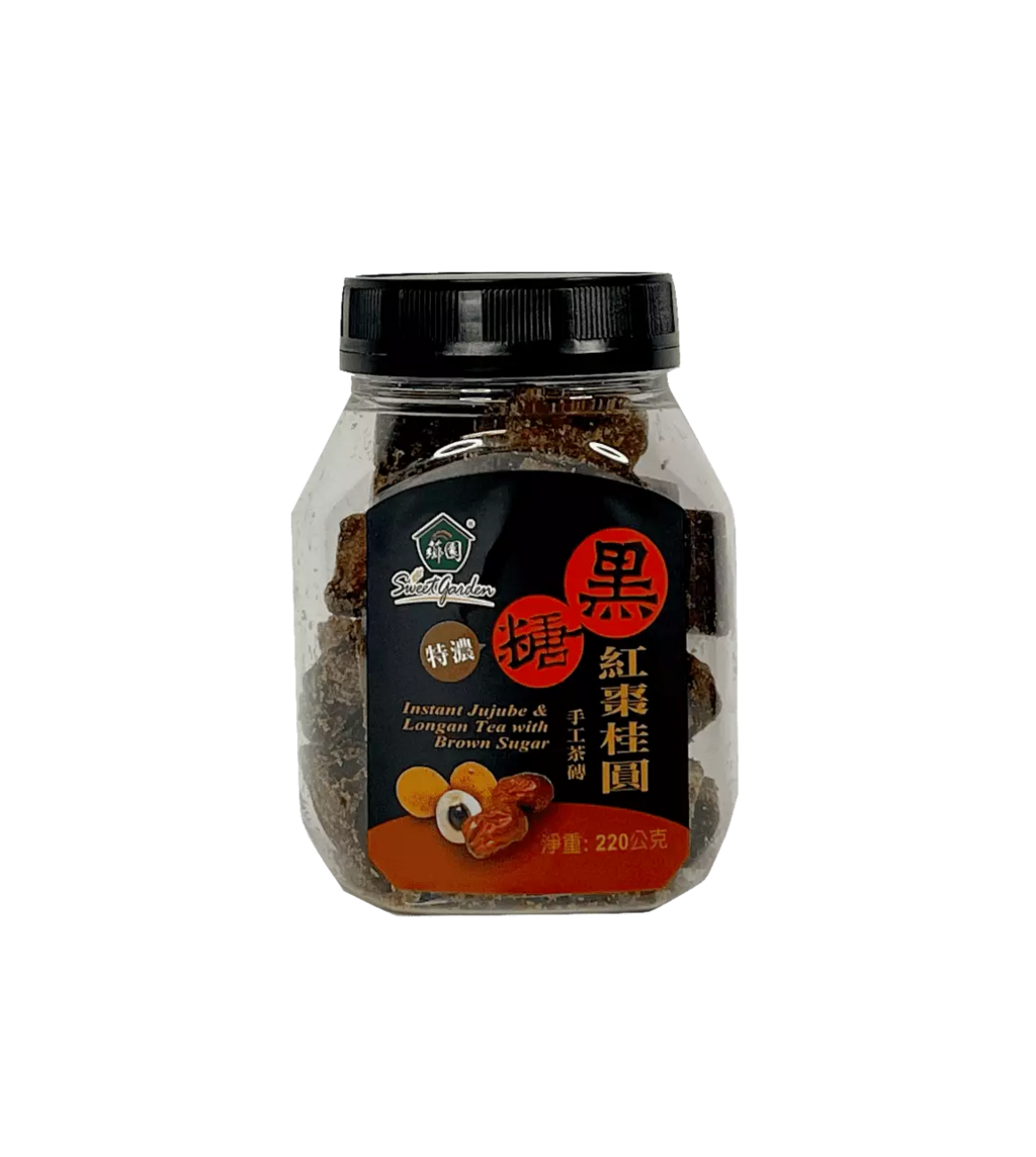 黑糖红枣桂圆 手手茶砖 220g 芗园 台湾