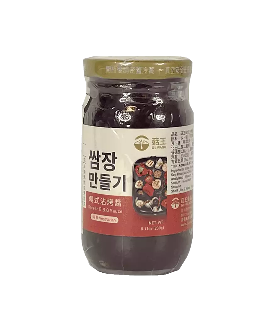 Vegan Korean BBQ Sauce 230g Gu Wang Taiwan