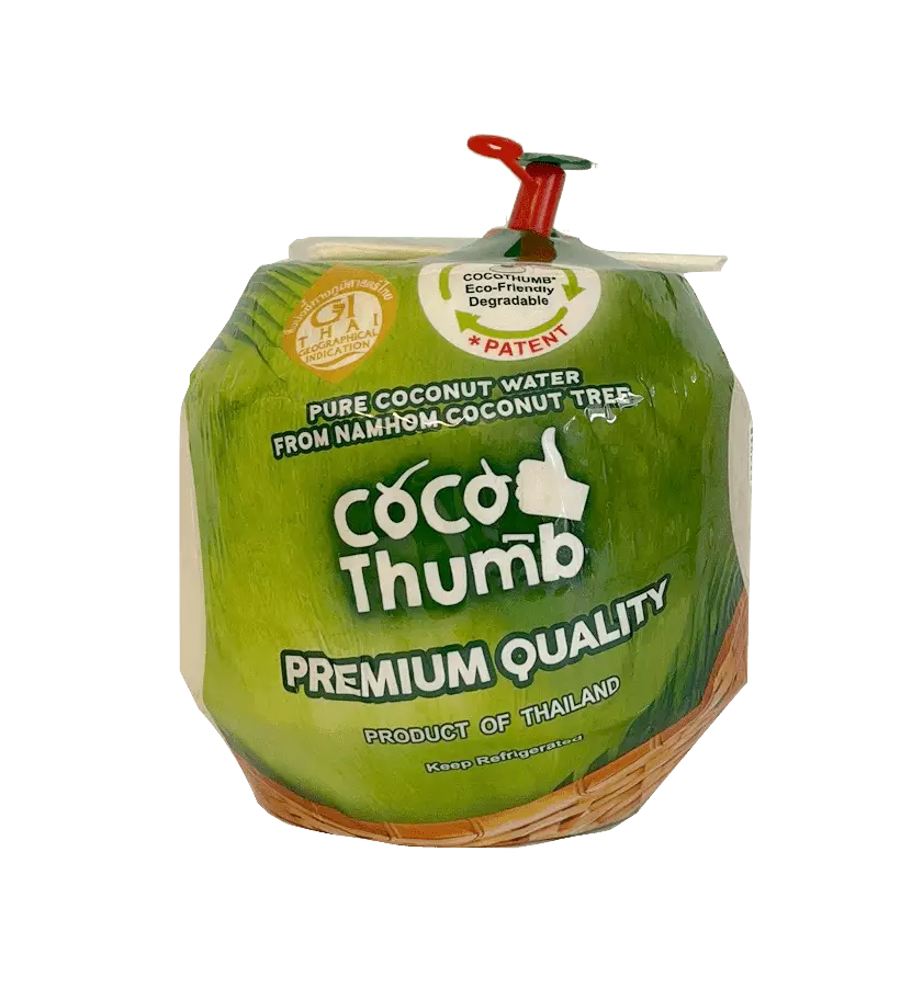 Coconut With Thumb Easy Open Fresh 1pc Thailand