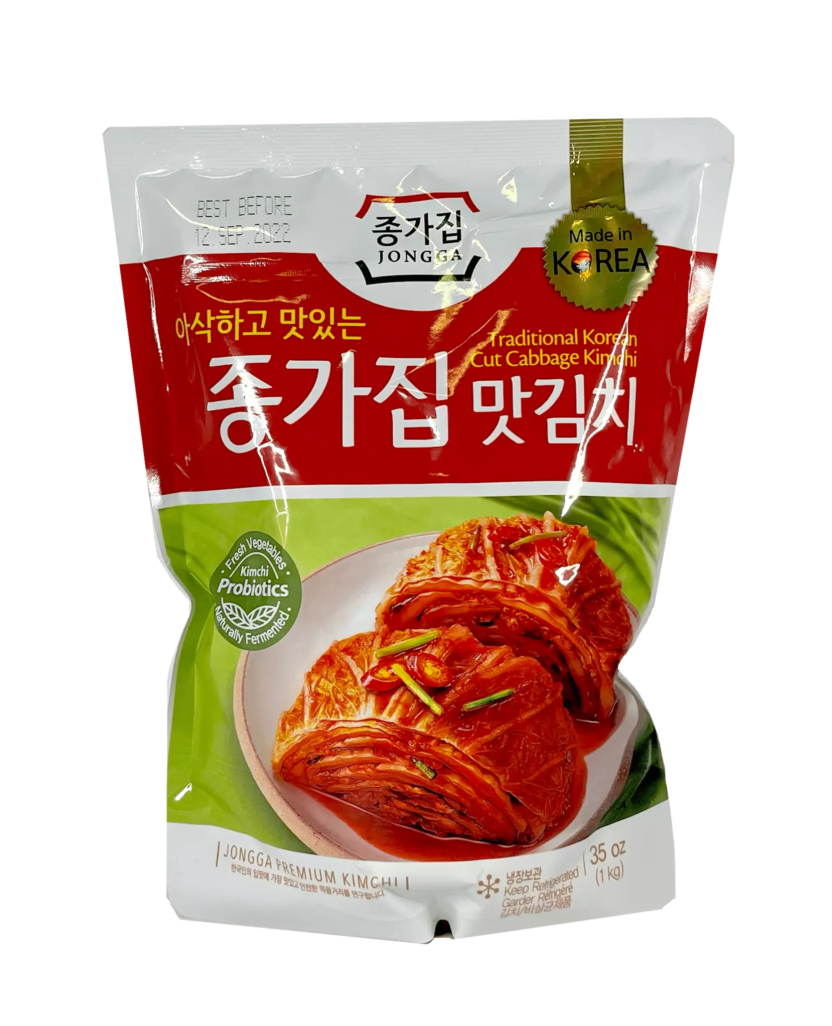 Chongga Mat/Cabbage Kimchi 1000g Korea