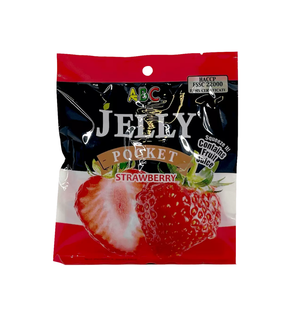 Jelly Pocket Jordgubbar 120g ABC Taiwan