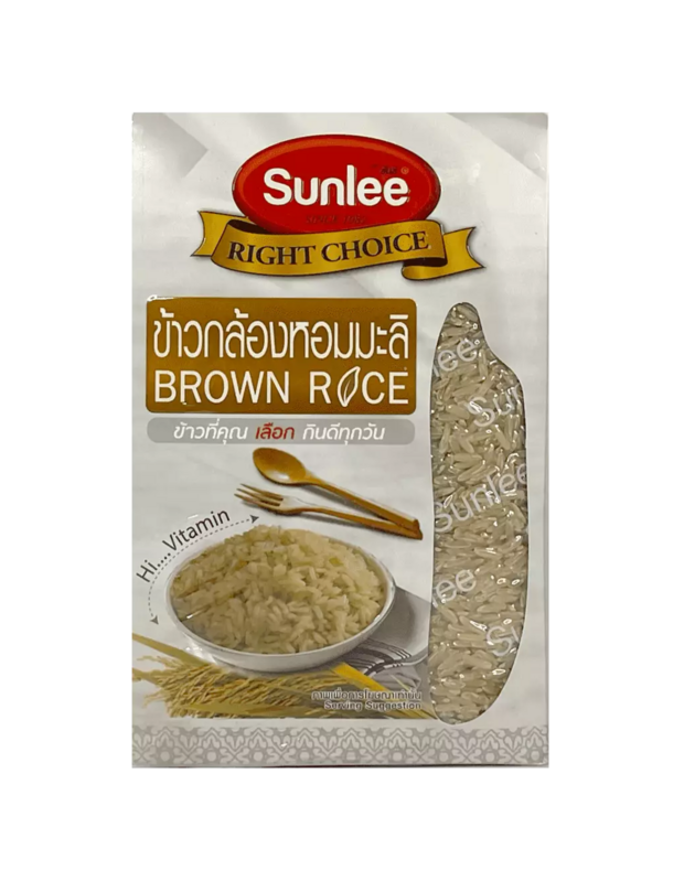 Brown Jasmine Rice 1kg Sunlee Thailand