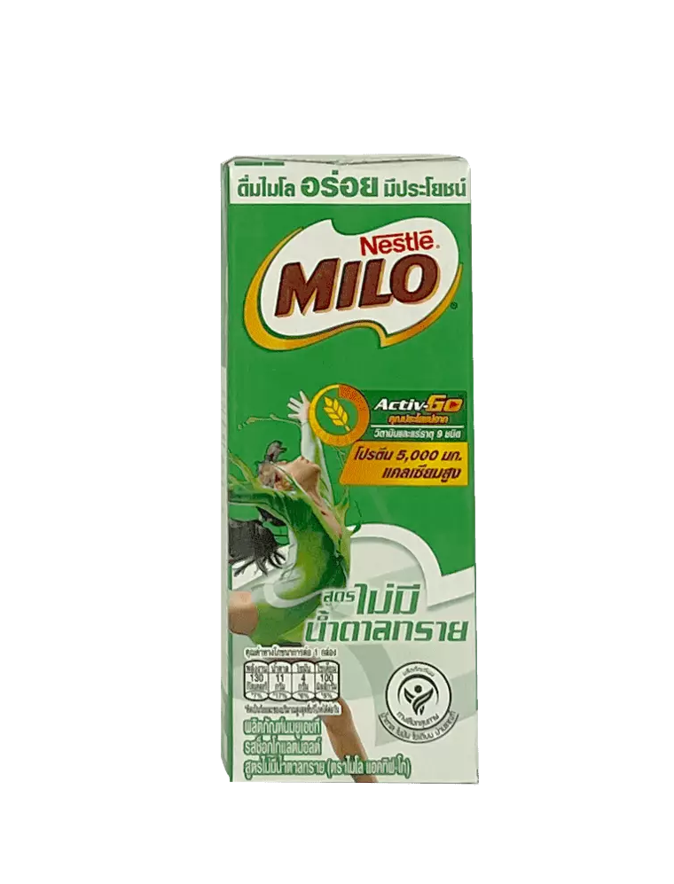 Drink Milo Chocolate No Sugar 180ml Nestle Thailand
