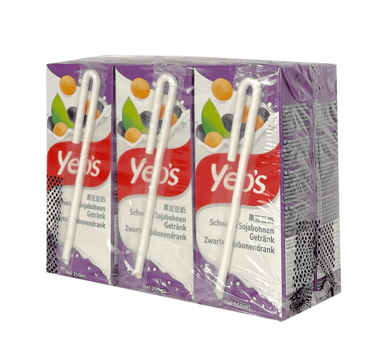 Black Soy Drink 250mlx6pcs/Pack Yeo's Singagore