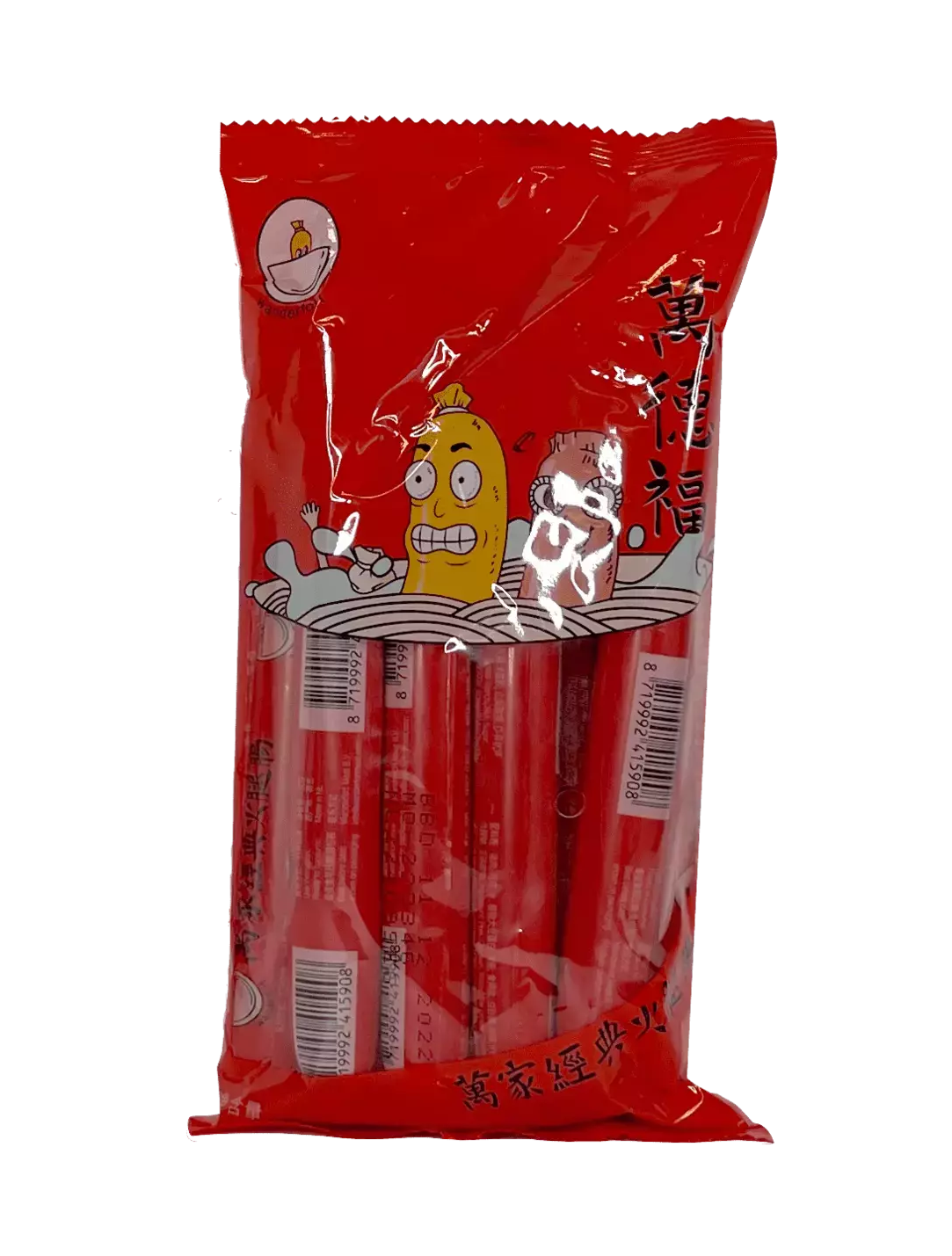 Korv Fläsk 30gx9st/Förp Wan De Fu Kina