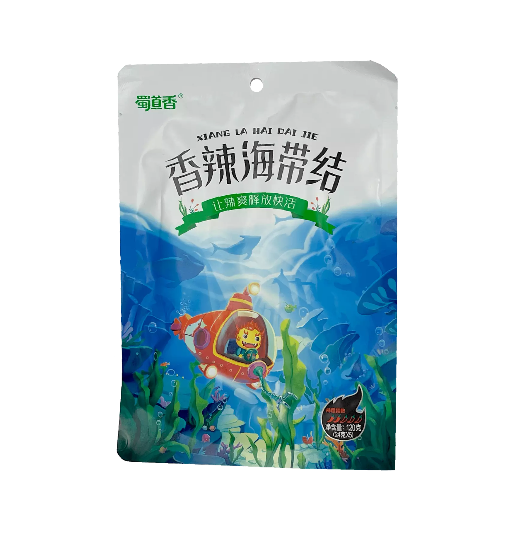 Bäst Före:2023.02.10 Kelp Knot Med Stark Smak 120g Shu Dao Xiang Kina