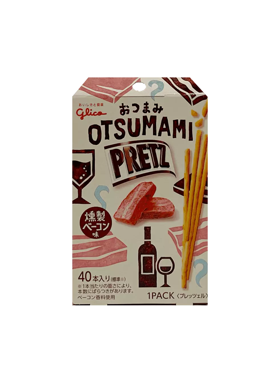 PRETZ Otsumami Smoked Bacon 24g Glico Japan