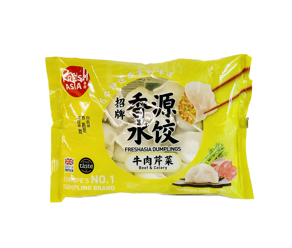 Dumpling Beef/Celery Frozen 400g - Freshasia UK
