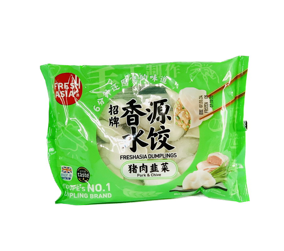 猪肉韭菜饺子 400g 香源英国