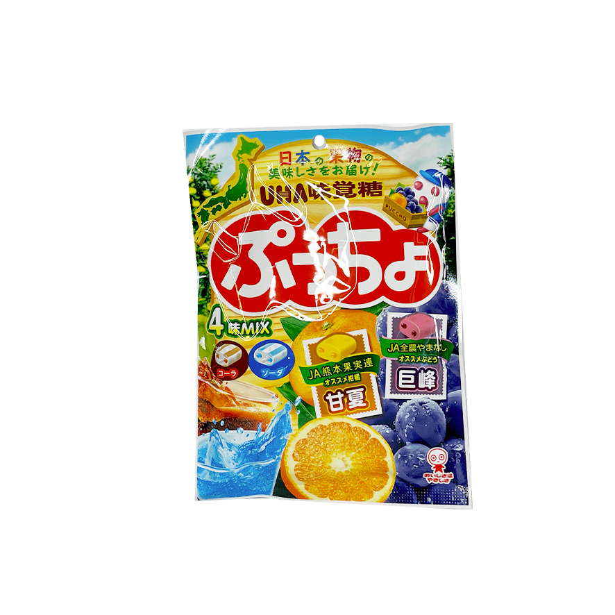 Hi-Chew Godis Med Fyra Sort av Frukt Smak 93g UHA Japan