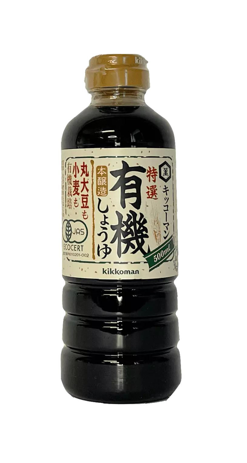 有机酱油 500ml 龟甲万 日本